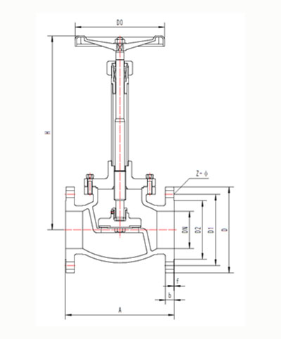 dj41f-150lb低温长轴截止阀