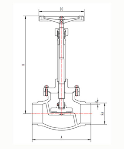 dj61f-150lb低温长轴截止阀（sw）