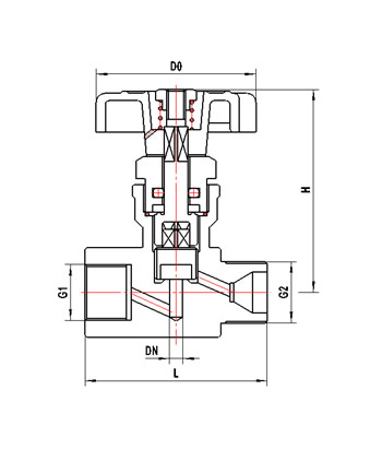 qjt150-4气体管路截止阀