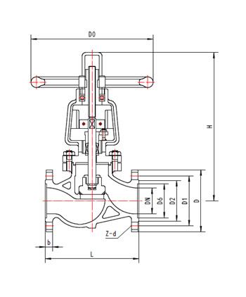 jy41w-40t氧气管路专用截止阀